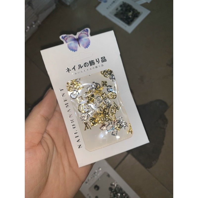 Set cham gắn móng mix kiểu