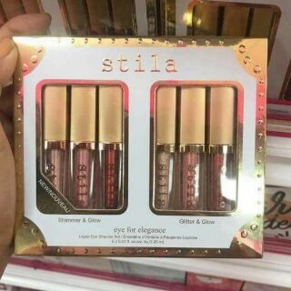 Set nhũ mắt kim tuyến 6 cây stila