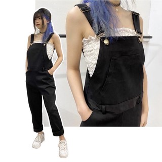 Quần yếm dáng baggy chất kaki