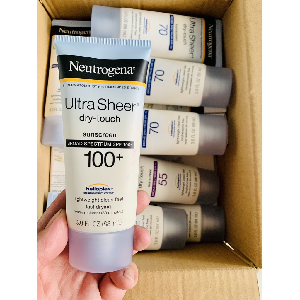 Kem chống nắng Neutrogena Ultra Sheer SPF 100+ PA