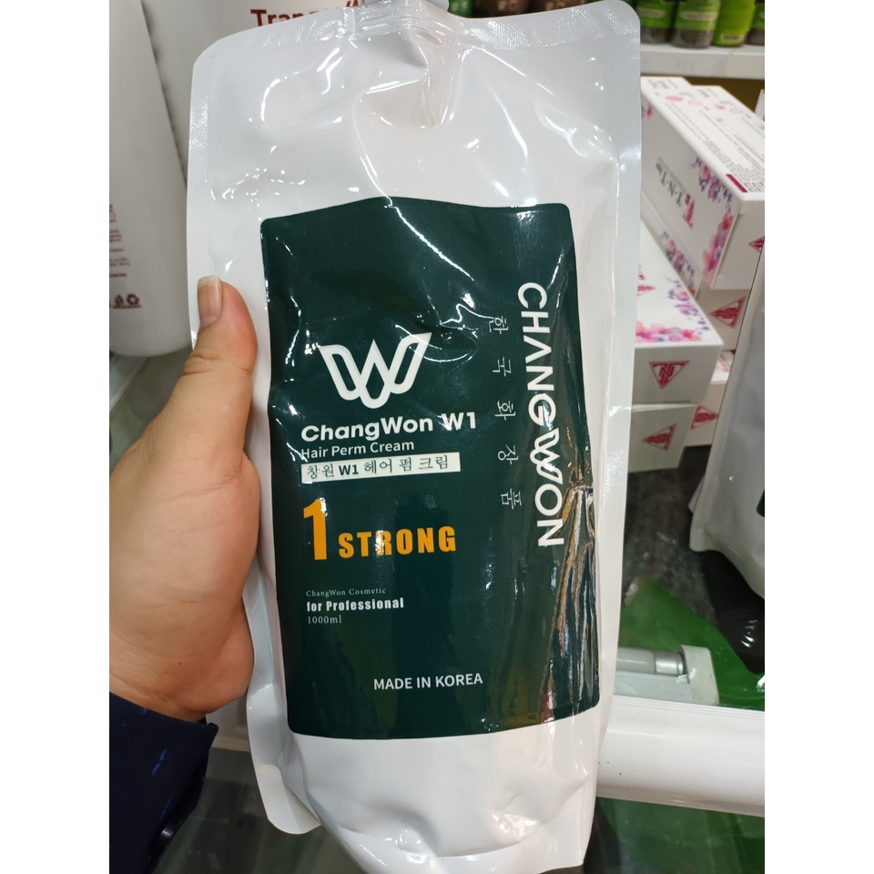 Kem uốn thảo dược không kiềm cao cấp CHANGWON Hàn Quốc