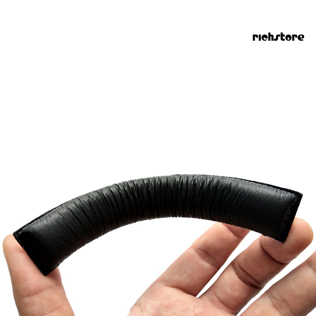 richstore Soft Headband Cushion Replacement Black Comfortable Headphone Headband Pad for Sennheiser HD202 II HD437 HD447 HD457 HD497 HD212PRO