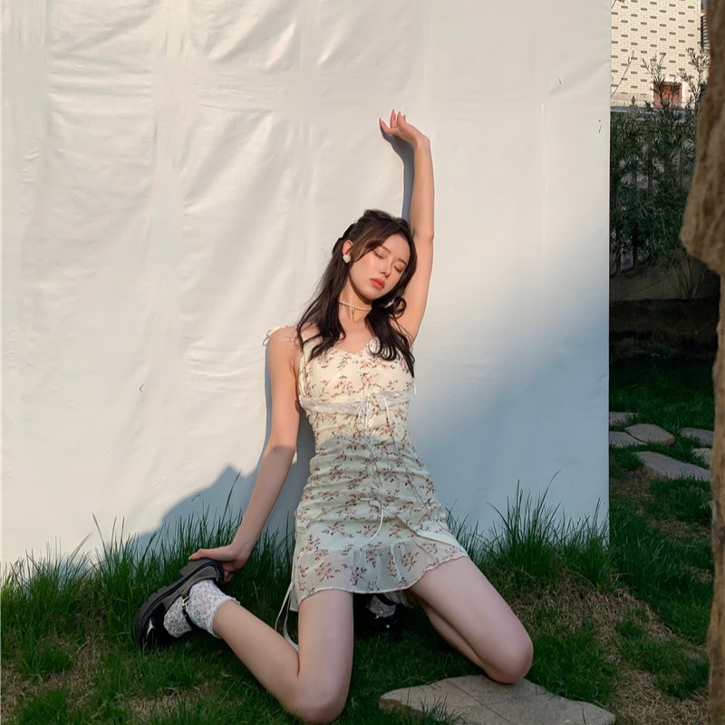 Đầm dáng ôm hoa nhí nữ Emilyshop