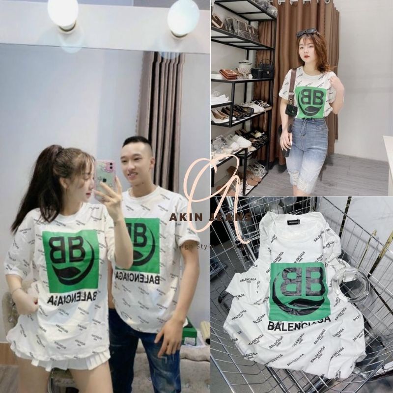 Áo phông BB phom rộng áo đôi nam nữ