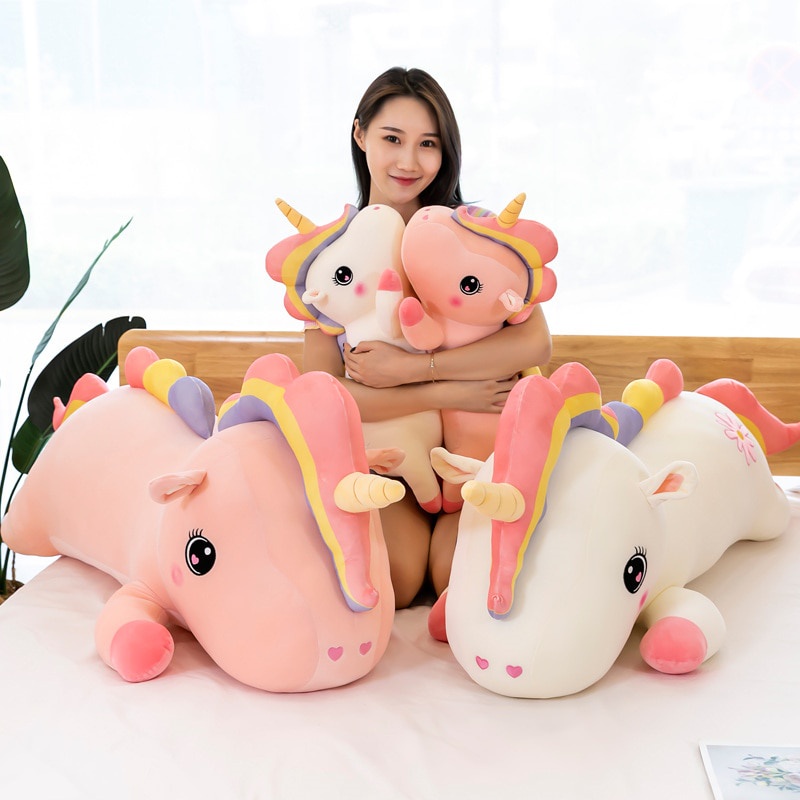 Thú nhồi bông hình kỳ lân hoạt hình dễ thương đáng yêu