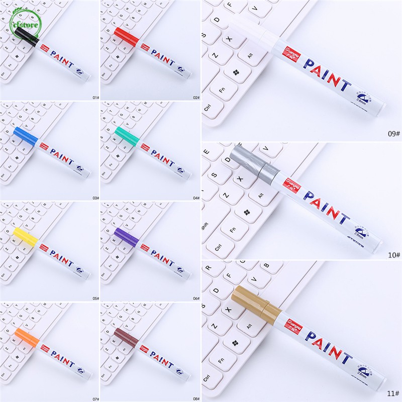 Bút đánh dấu lốp xe xe hơi 11 màu lựa chọn chống nước
