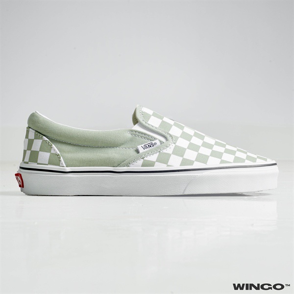 Vans Slip On Checkerboard Sage