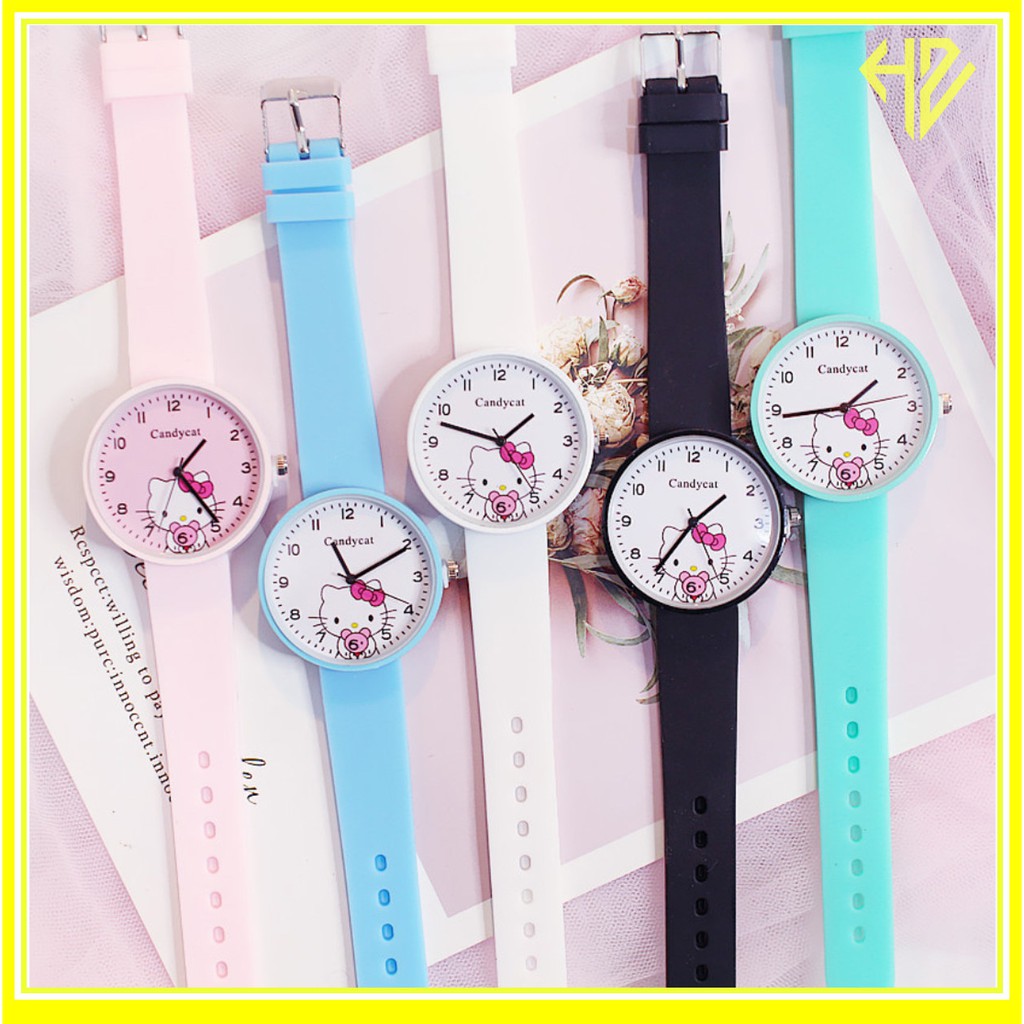 THỜI TRANG ĐỒNG HỒ NỮ DÂY CAO SU HELLO CHẤM | BigBuy360 - bigbuy360.vn