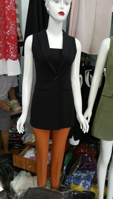 Áo vest gile dáng dài hàng 1 lớp vải đẹp. Có nhiều mầu đủ size : smlxl | BigBuy360 - bigbuy360.vn