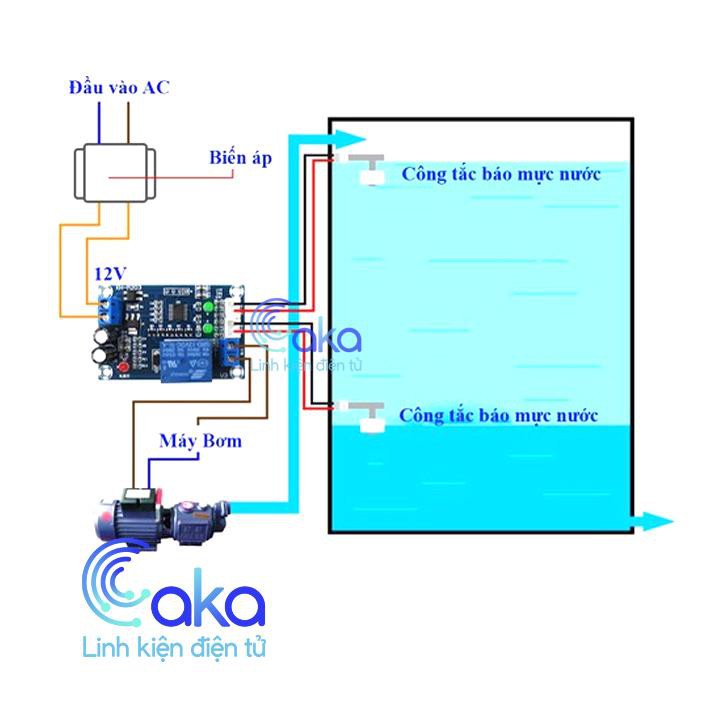 Mạch bơm nước tự động XH-M203