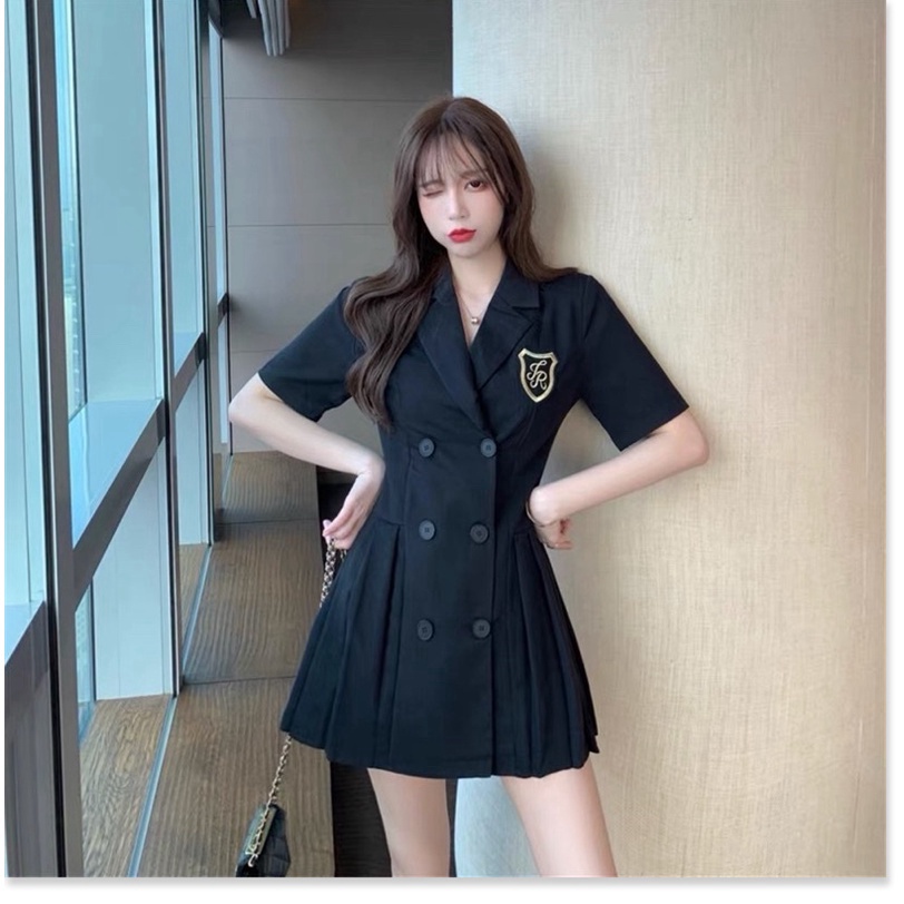 Váy dáng blaze dáng ngắn bigsize