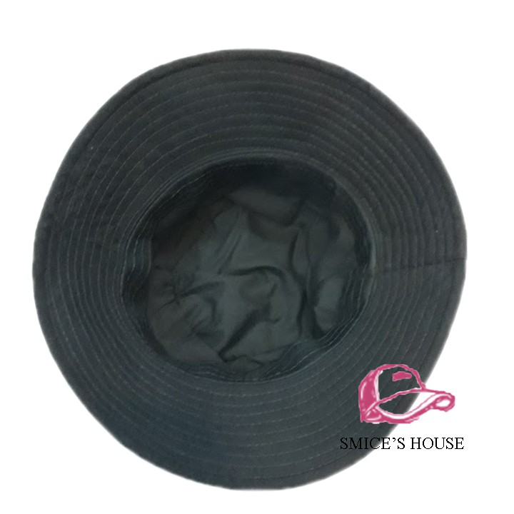 NÓN BUCKET TRƠN CHỐNG NẮNG CÁ TÍNH, MŨ TAI BÈO ĐEN TRƠN UNISEX MÙA HÈ