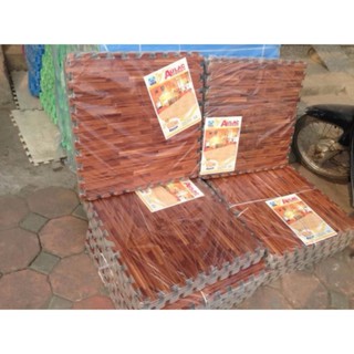Thảm ghép  vân gỗ kích thước 60x60 cm ( 4 tấm/1 bịch )