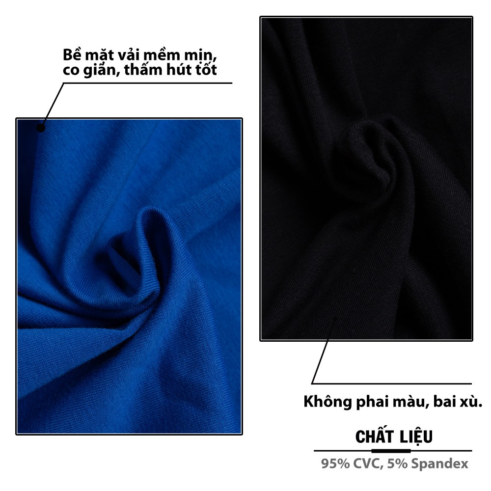 Áo Thun Nam Tay Ngắn Cổ Tròn 5S In Chữ (4 màu), Chất Cotton Mềm Mịn, Thấm Hút Mồ Hôi, Co Giãn Cực Tốt. | BigBuy360 - bigbuy360.vn
