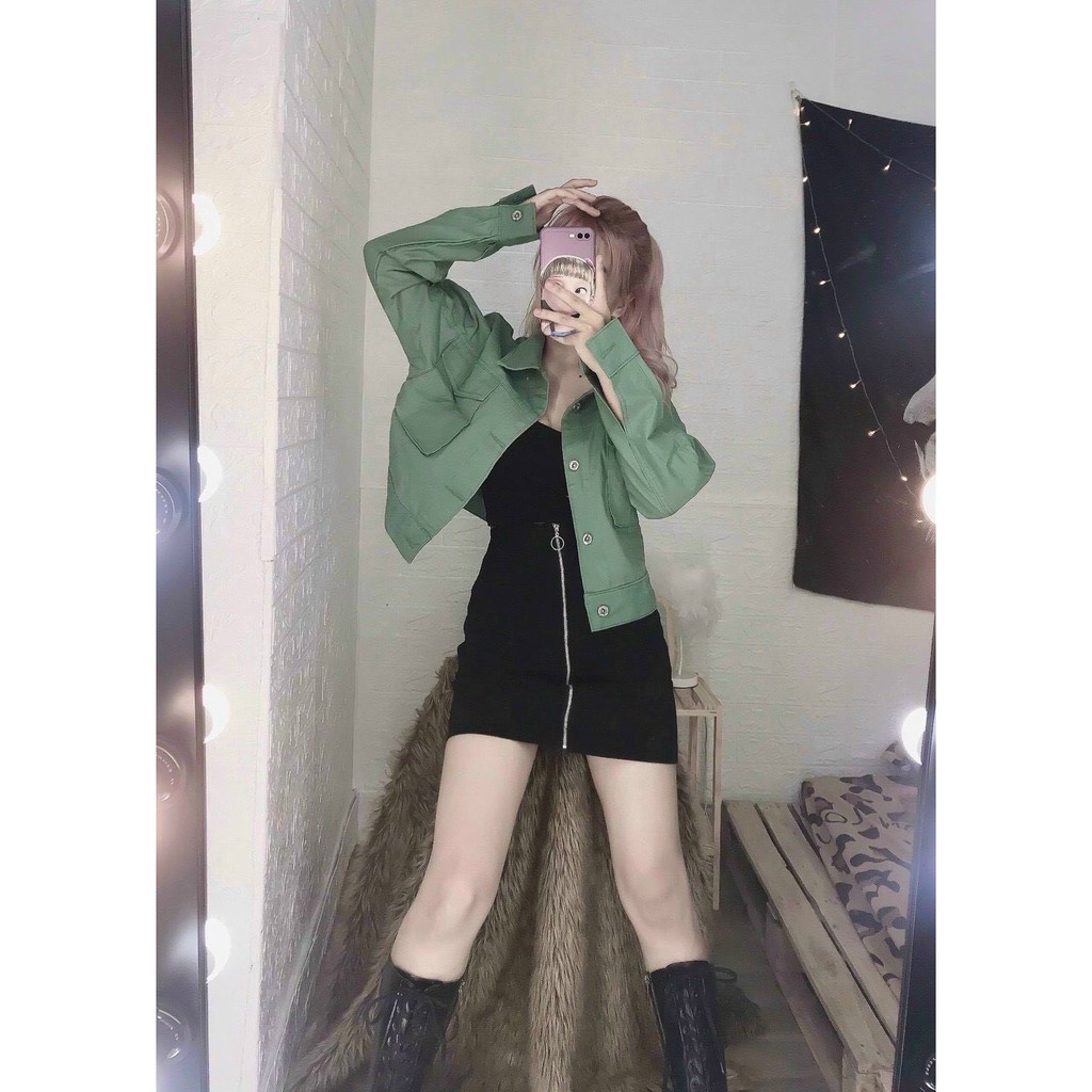 [HOT] Áo khoác kaki túi hộp chất vải dày dặn- loại 1- siêu đẹp - SẴN HÀNG | BigBuy360 - bigbuy360.vn