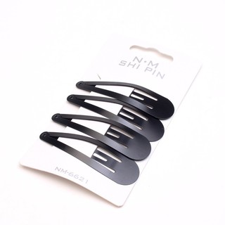 Sét 4 chiếc kẹp tóc bấm màu đen