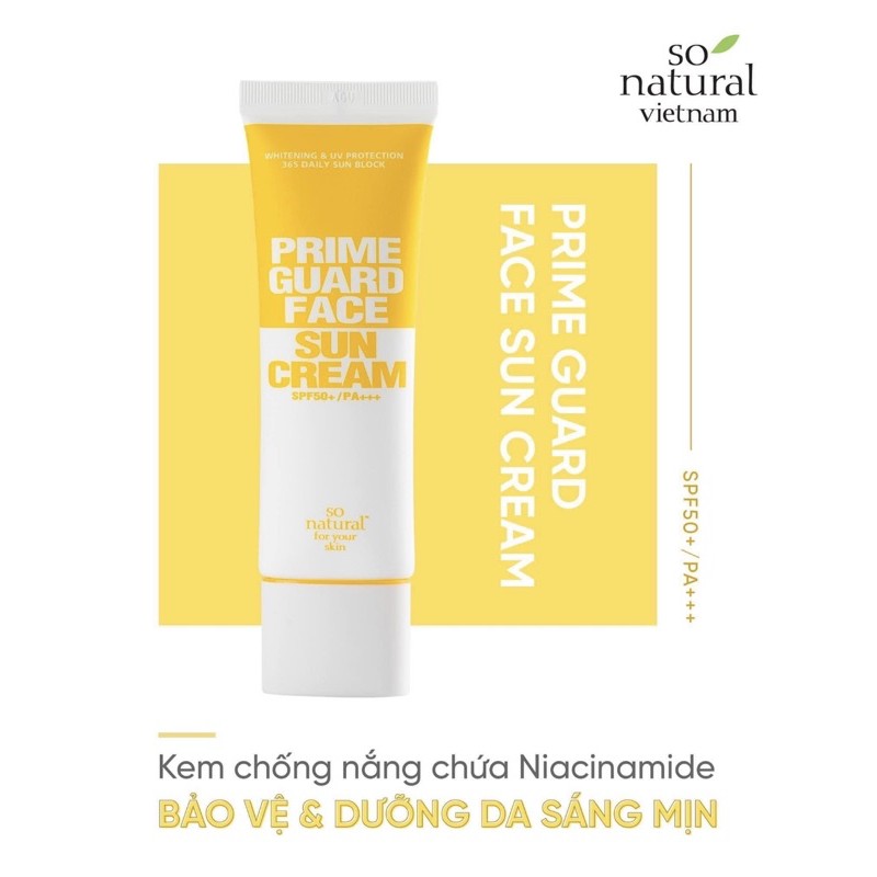 Kem Chống Nắng Prime Guard ♥️ FREESHIP ♥️ KCN dưỡng trắng bật tone - không xỉn màu - bảo vệ tối ưu | BigBuy360 - bigbuy360.vn
