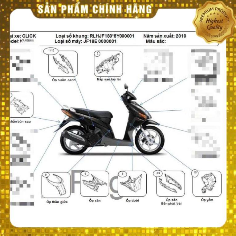 Bộ nhựa nhám Click 110  chính hãng Honda