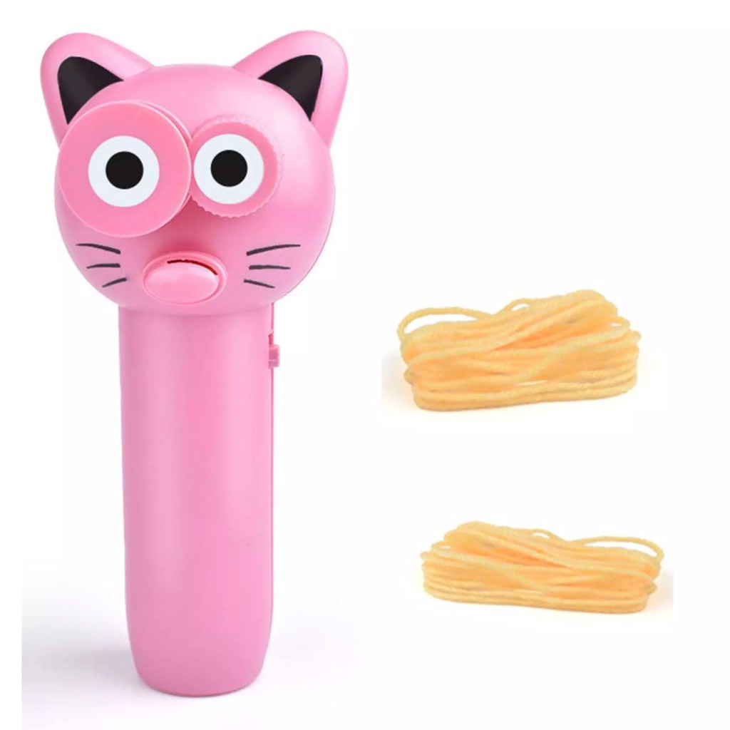 Máy Bắn Dây Đồ Chơi VikiToys Zip String Cánh Quạt Có Dây Kéo Hình Chú Mèo Vui Nhộn Hot Trend Tiktok An Toàn Không Độc