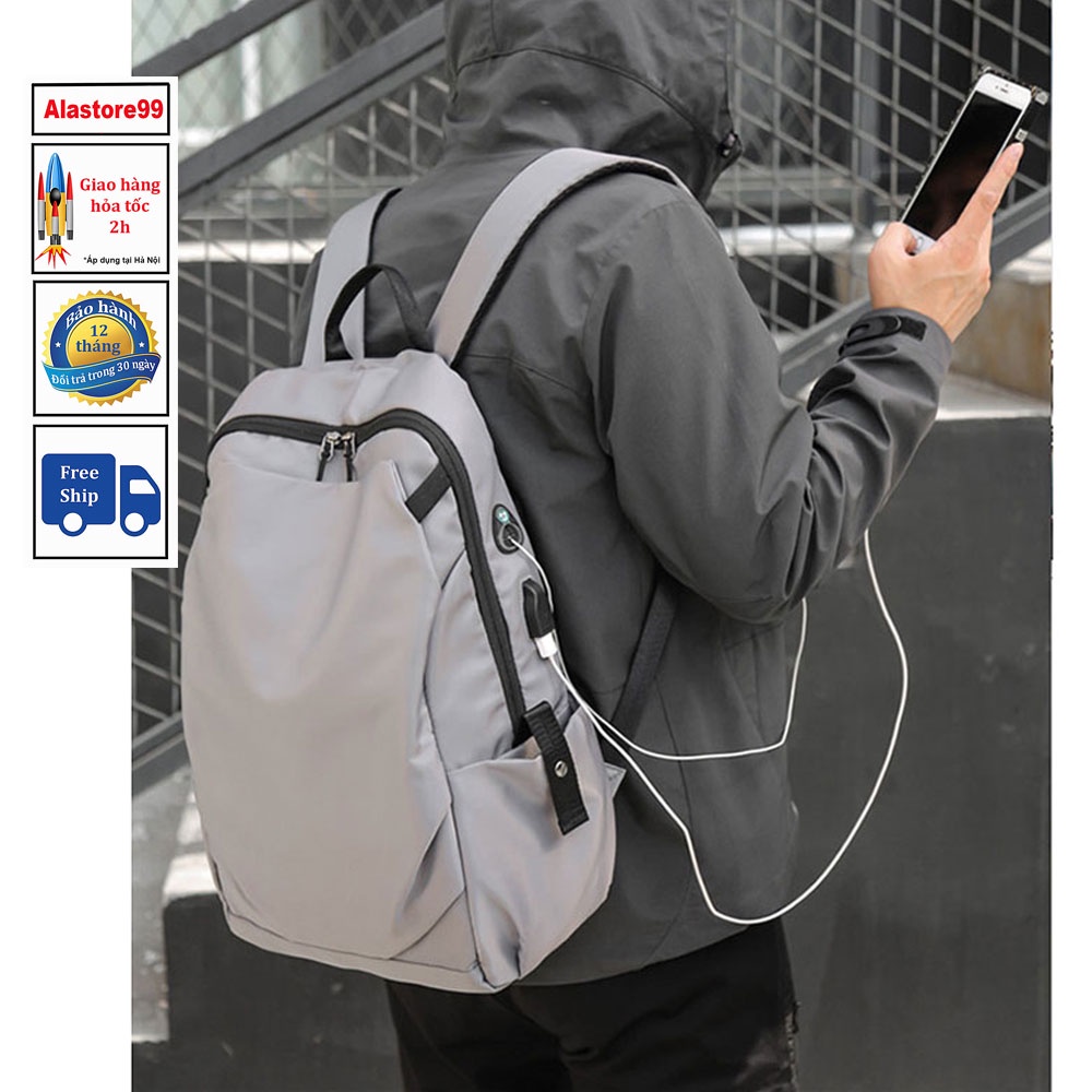 Balo Nam Nữ Thời Trang Đẹp Balo Đựng Laptop 15inch Vải Dù Cao Cấp Chống Thấm Nước Nhẹ Đi Học Đi Làm Đi Chơi BL18