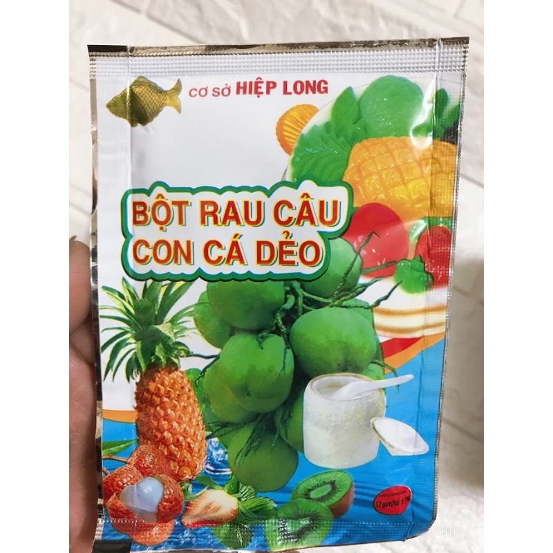 Bột rau câu con cá dẻo Hiệp Long 12 gam