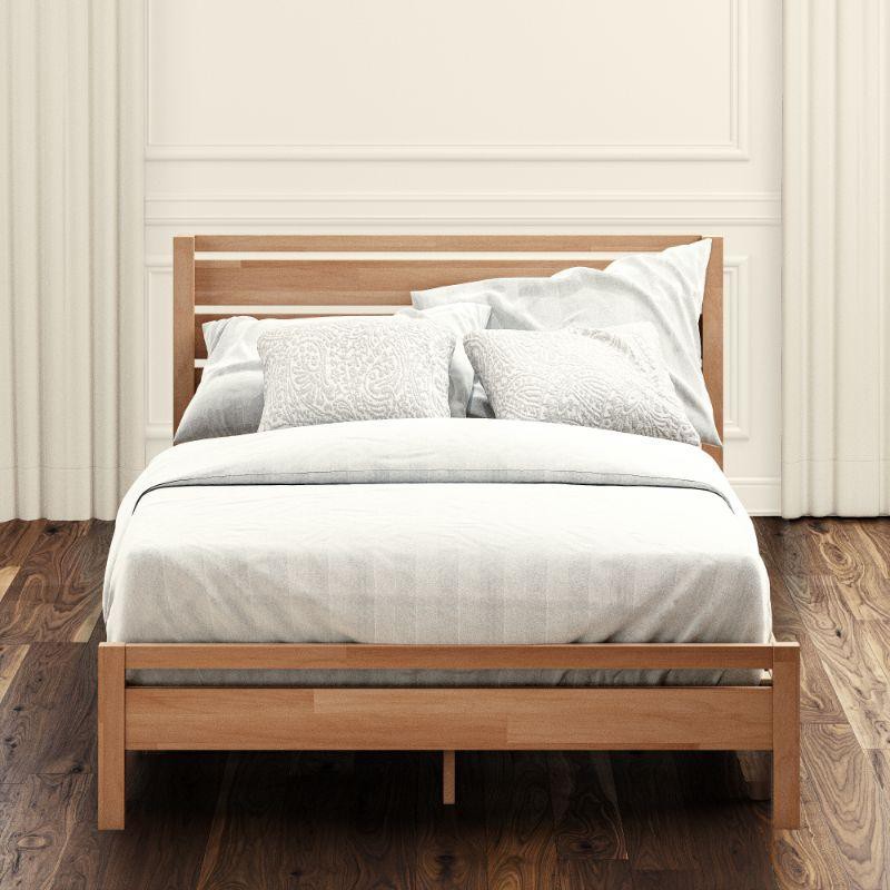 Giường Ngủ Zinus Gỗ Tự Nhiên Sang Trọng Aimee Wood Platform Bed Frame