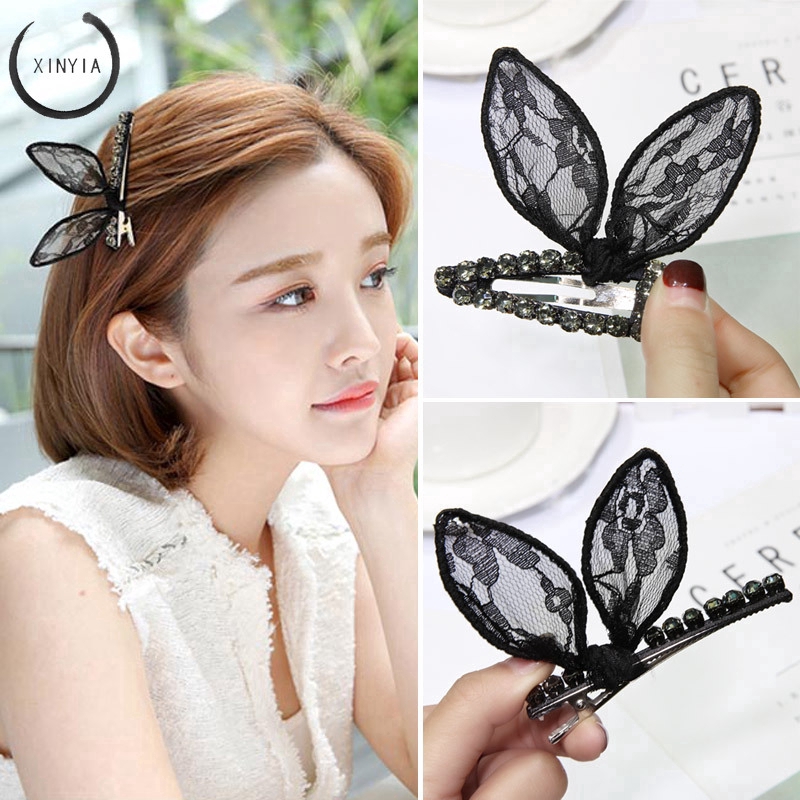 Kẹp tóc tai thỏ thời trang Hàn Quốc
