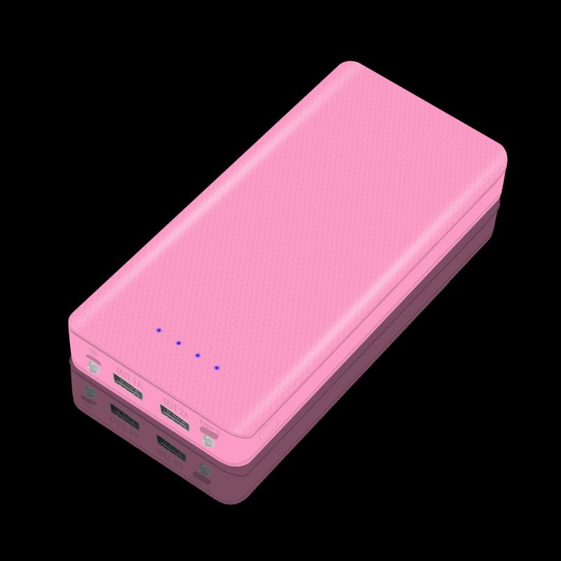 Vỏ sạc dự phòng đựng 8 pin 18650 DIY cổng USB chuyên dụng cho điện thoại