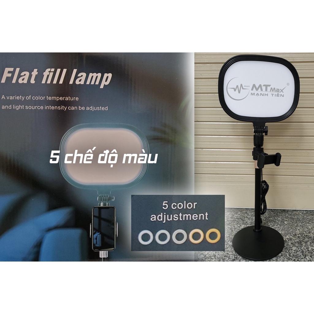 Đèn MT4A xịn - 5 chế độ sáng mịn studio chân đế chắc chắn giải pháp ánh sáng cho khách hàng