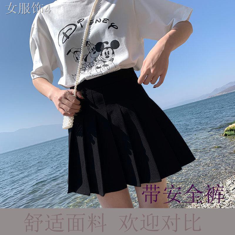 Váy xếp ly màu đen mới mùa hè nữ sinh viên jk phiên bản hàn quốc là ngắn lưng cao eo nửa dài phong cách đại h | BigBuy360 - bigbuy360.vn