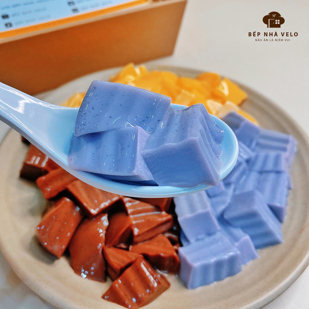 Set Làm Pudding Trứng, Socola, Khoai Môn Đài Loan - Bếp Nhà VeLo