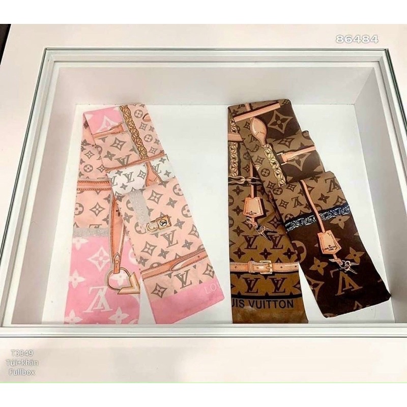 💠Túi LV scott Vip,quai da thiệt,chất nhựa cao cấp, kèm khăn full box,sz12cm-JO