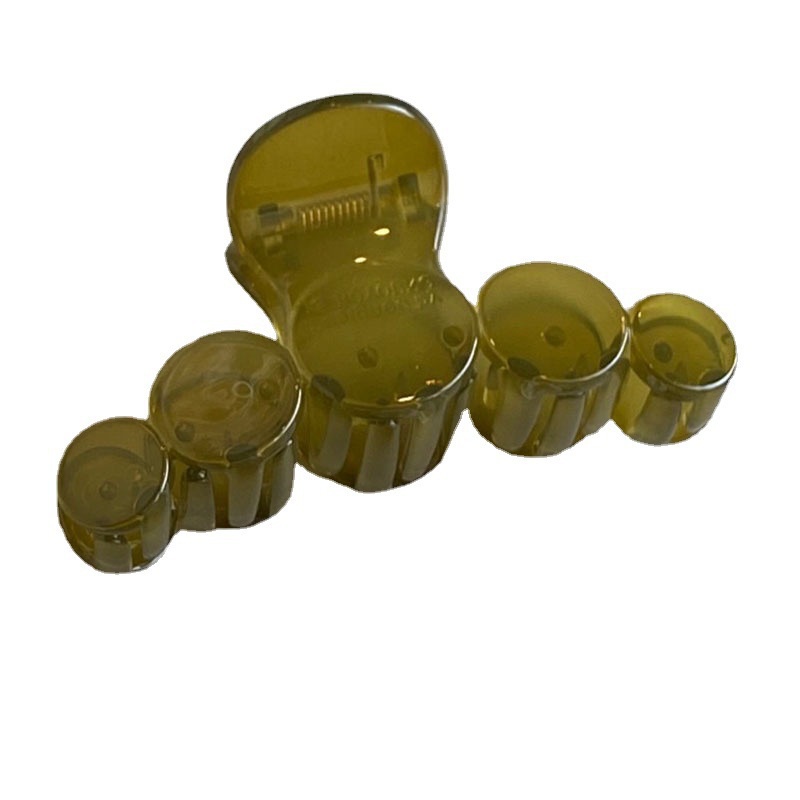 Kẹp Tóc Acrylic Cỡ Lớn Màu Xanh Lá Cây Thời Trang Mùa Hè Xinh Xắn Cho Nữ