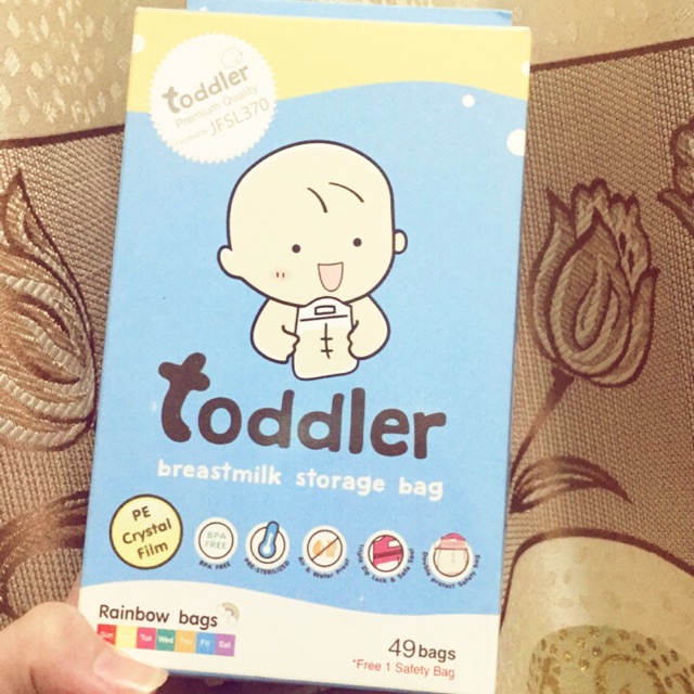 Túi trữ sữa toddler
