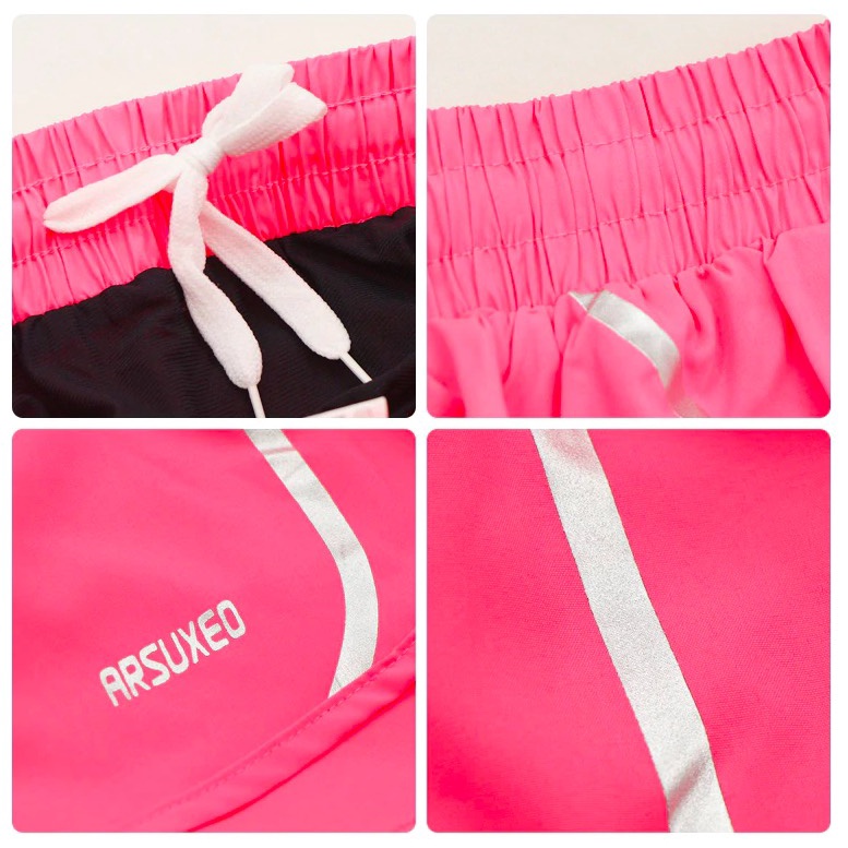 QUẦN SHORT CHẠY BỘ NỮ ARSUXEO B175 THÍCH HỢP CHO NHIỀU MÔN THỂ THAO