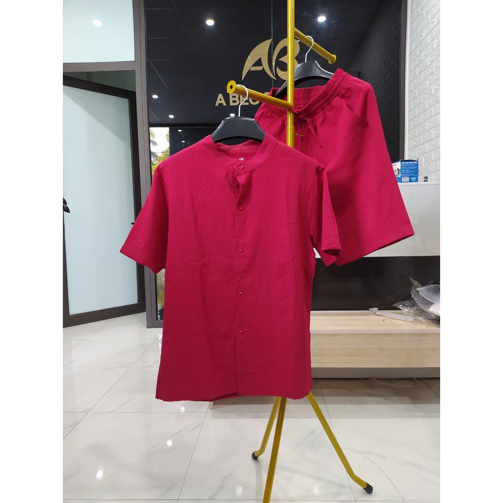 Bộ Đồ Đũi Xước Đen Trắng Cho Người Béo | BigBuy360 - bigbuy360.vn