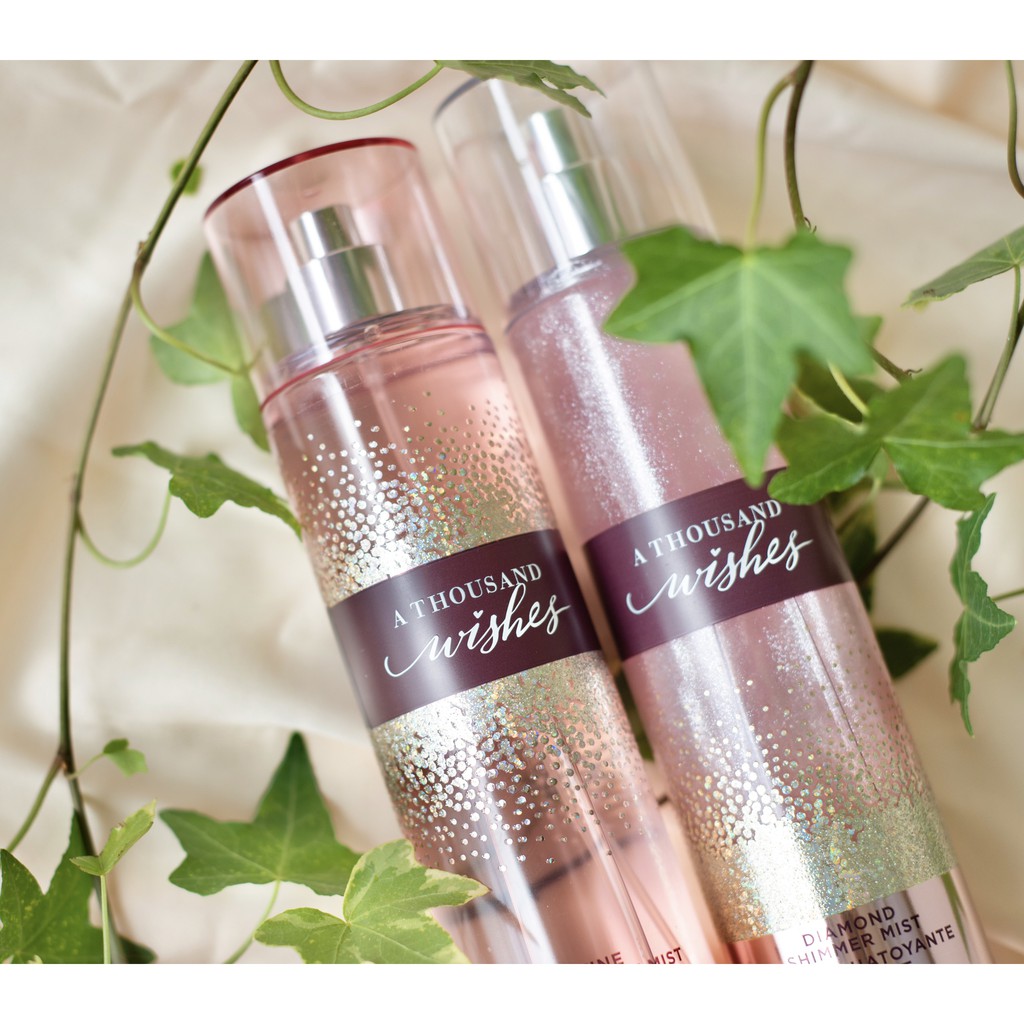 BODY MIST Xịt thơm toàn thân A THOUSAND WISHES bath body works