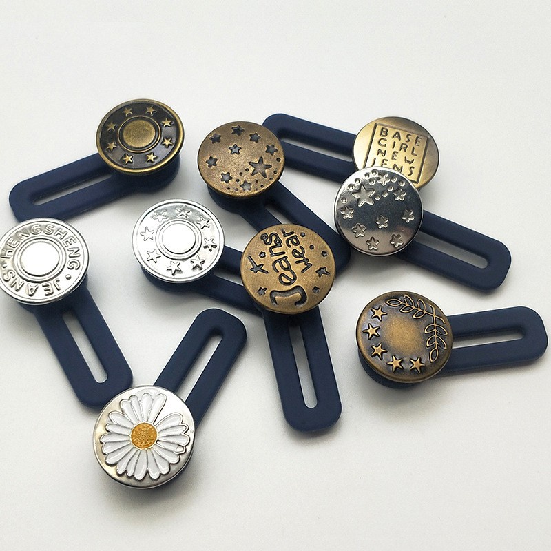 Nút gài quần jeans  không cần ghim có thể điều chỉnh dùng may quần áo DIY