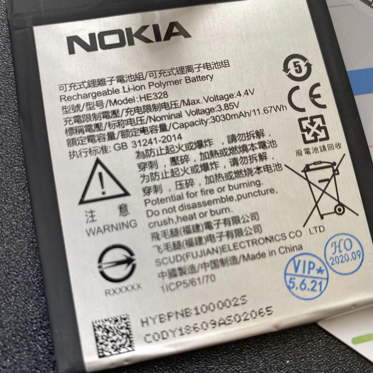 Pin Nokia 8 3030 mAh