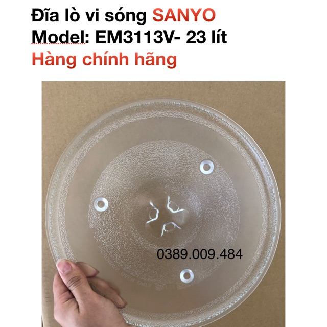 Đĩa lò vi sóng SANYO EM-G3113V (23 lít)