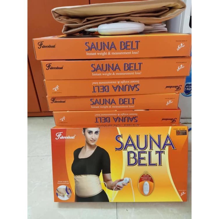 ⚡ĐAI QUẤN NÓNG SAUNA BELT CAO CẤP ẤN ĐỘ⚡ - GIẢM EO SIÊU TỐC - GIẢM MỠ BỤNG THỪA [ĐẶC BIỆT PHỤ NỮ SAU SINH]