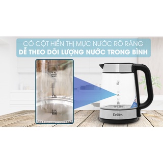 Bình đun siêu tốc Delites 1.7 lít FD-625