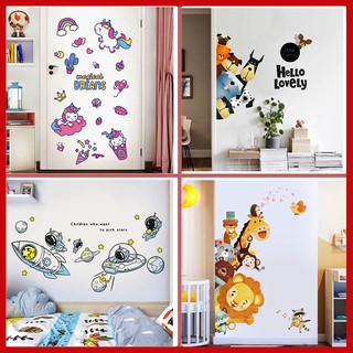 Decal dán tường cho bé, tranh dán tường Hàn Quốc sticker trang trí phòng trẻ em  [XỊN]