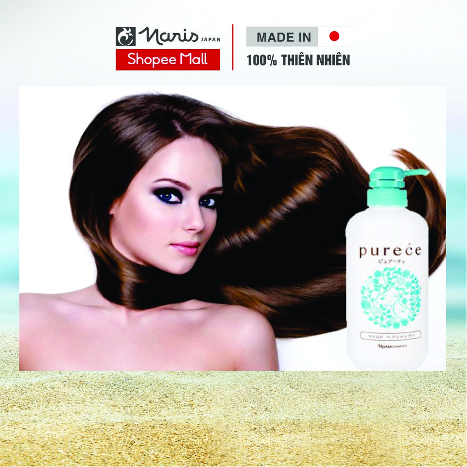 Dầu gội Naris Purece Mild Hair Shampoo LS 550ml/ 1 chai