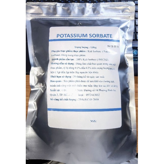 PHỤ GIA CHỐNG MỐC POTASSIUM SORBATE