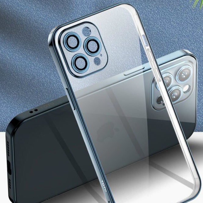 Ốp iphone 13 TOTU viền màu bảo vệ Camera iPhone 12 Mini/ 12/ 12 Pro/ 12 Pro Max Sang trọng