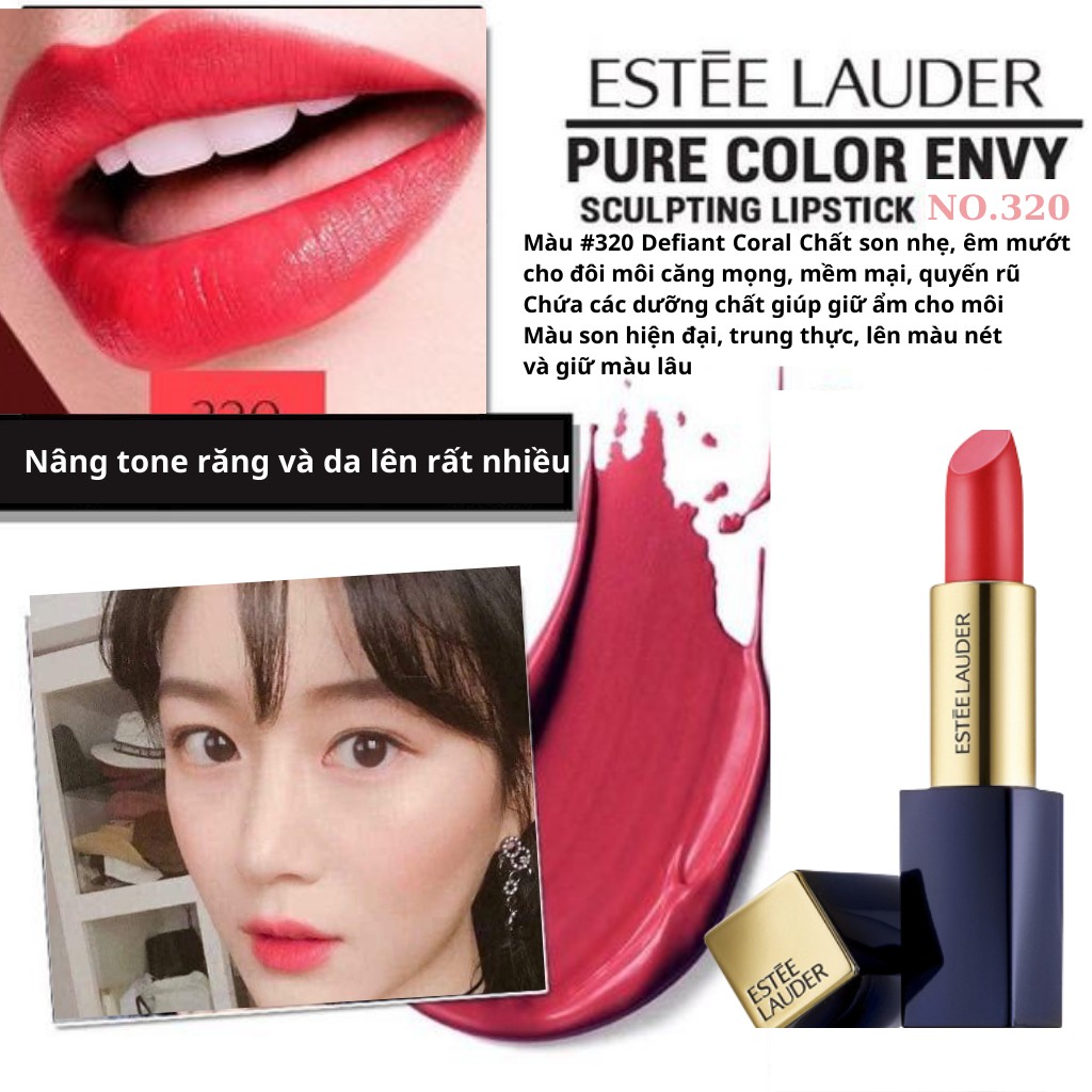 Son môi Estee Lauder Pure Color Envy Sculpting Lipstick mini 1.2g