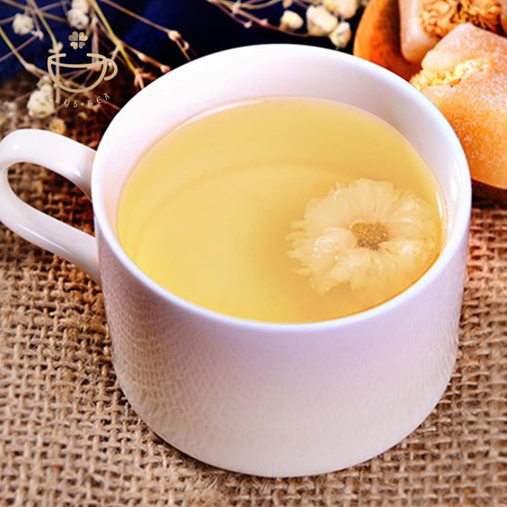 TRÀ HOA CÚC ĐƯỜNG PHÈN, TRÀ HOA CÚC ĐƯỜNG PHÈN MẬT ONG 1 VIÊN - TRÀ THẢO MỘC, AN THẦN DAYSTEA