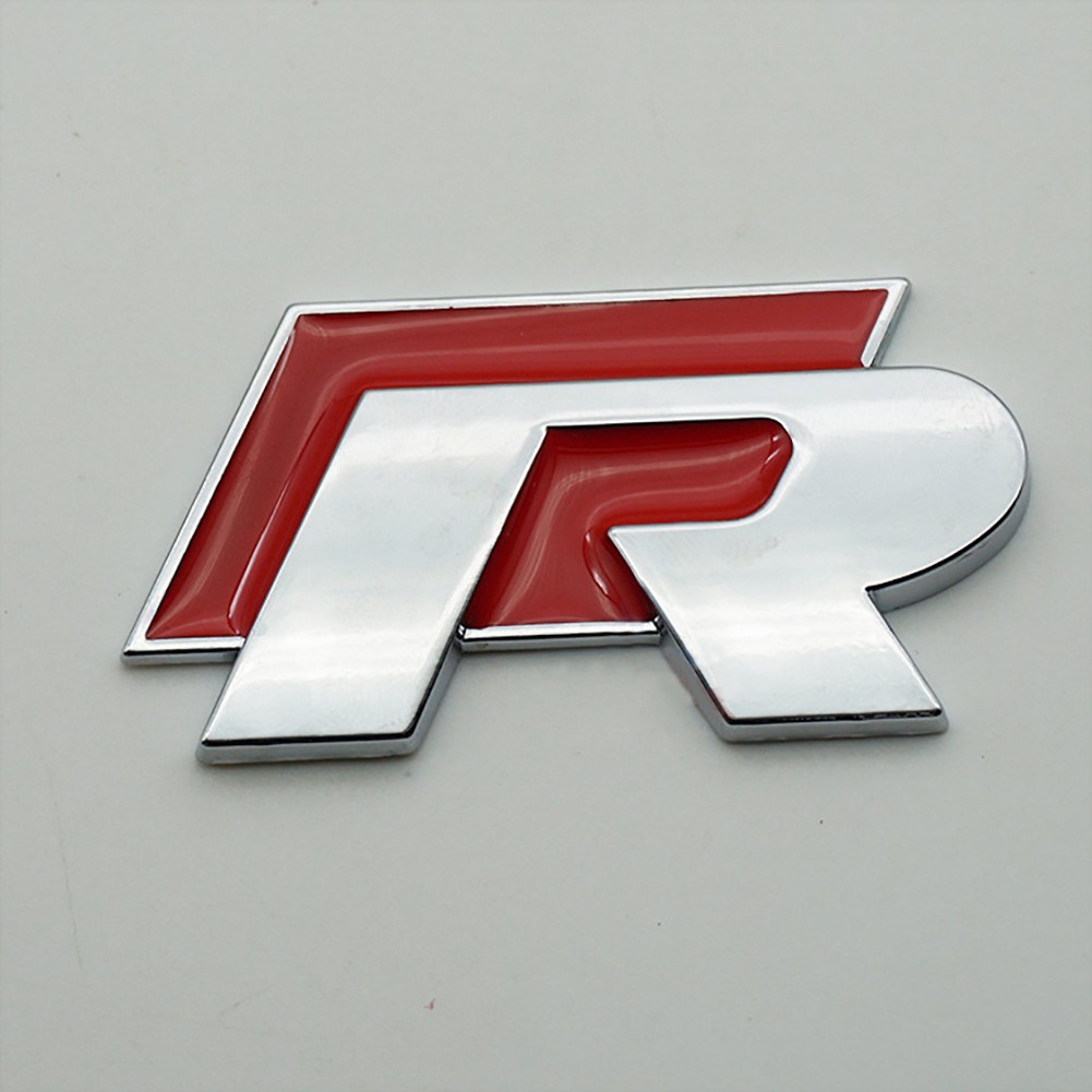 Logo R-Line 3d Bằng Kim Loại Cho Xe Vw A24