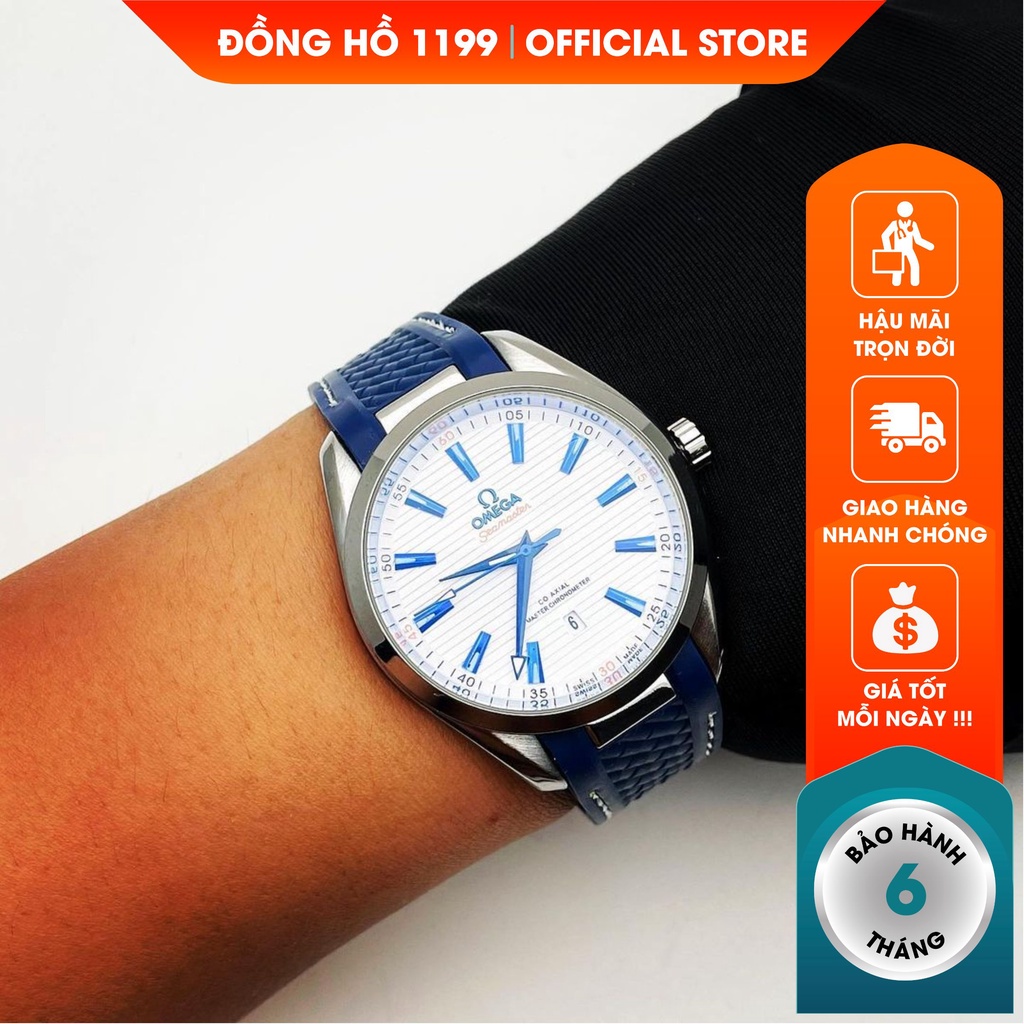 Đồng hồ nam - Đồng Hồ Cơ Dây Cao Su Bền Đẹp Mới Chống Nước Chống Xước Bảo Hành 6 Tháng 220.VN - 1199 Watches